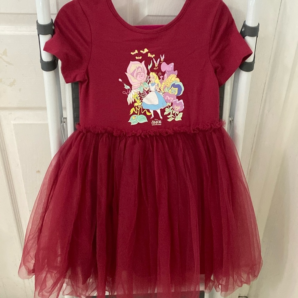 Kids Alice in wonderland Disney costume dress 7-9 years girls